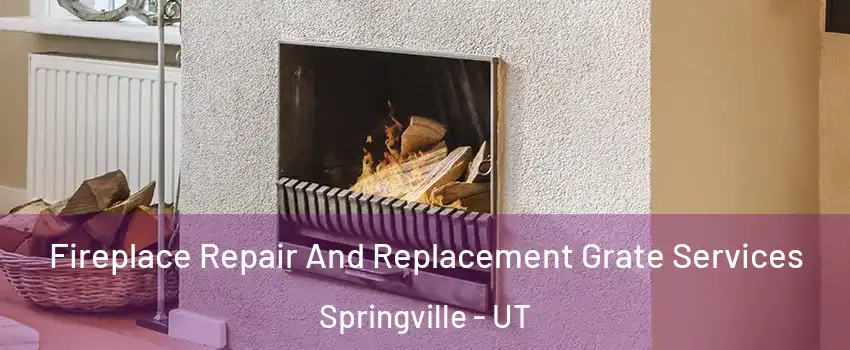  Fireplace Repair And Replacement Grate Services Springville - UT