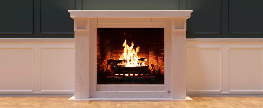 Open Flame Wood-Burning Fireplace Installation Services in Springville, Utah