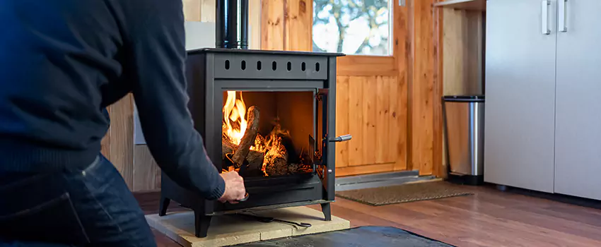 Open Hearth Wood Fireplace Installation in Springville, UT