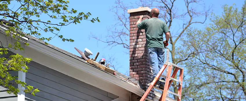 Vinyl and PVC Chimney Flashing Installation in Springville, UT