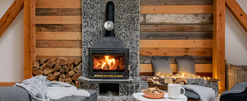 Thelin Hearth Products Direct Vent Gas Stove Fireplace Inspection in Springville, Utah